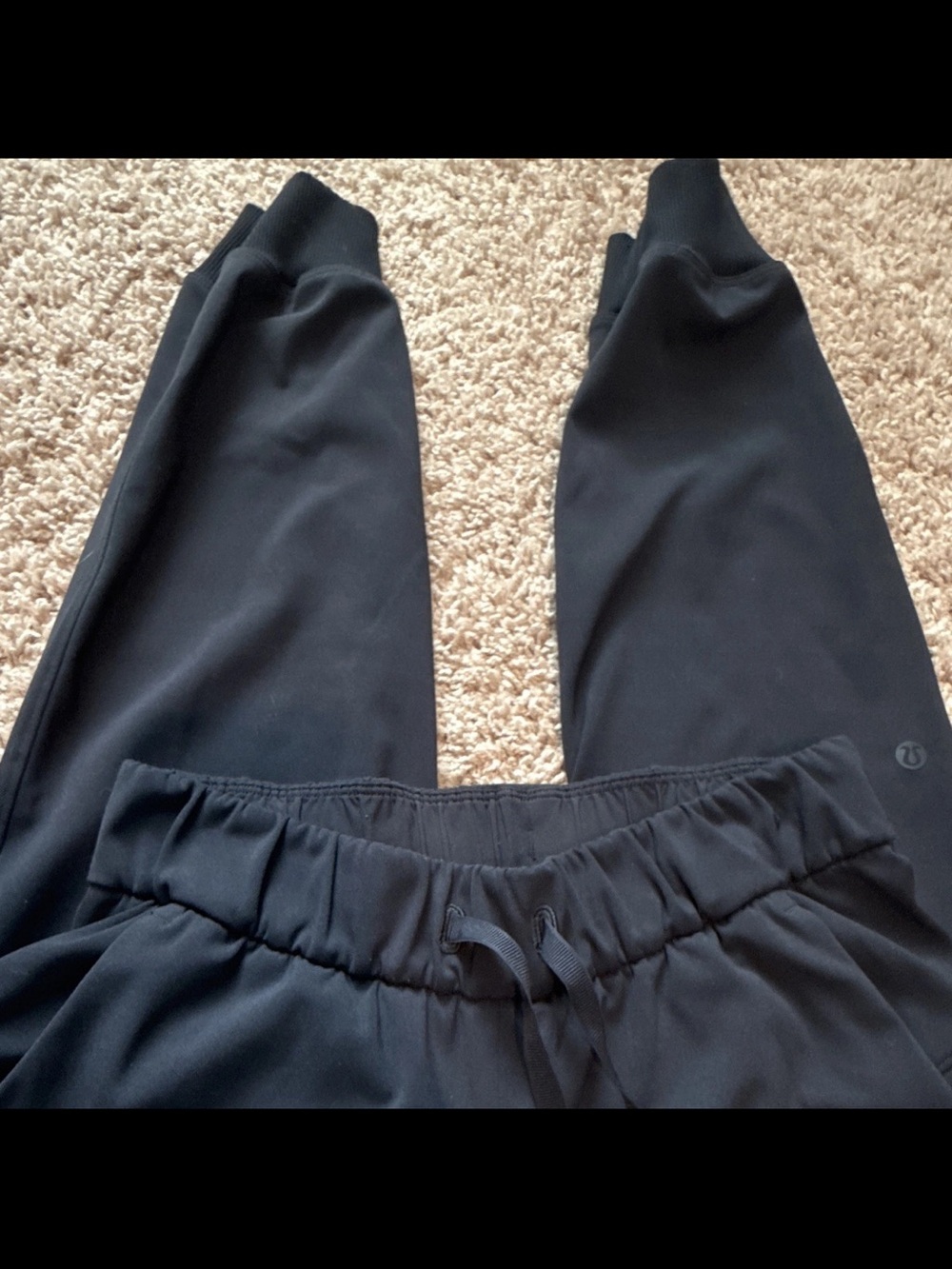 lululemon athletica Black Track Jogger Pants
